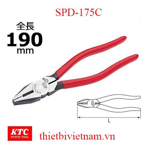 Kìm cơ khí hãng KTC SPD-175C