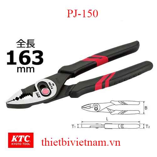 Kìm giữ 2 lỗ hãng KTC PJ-150
