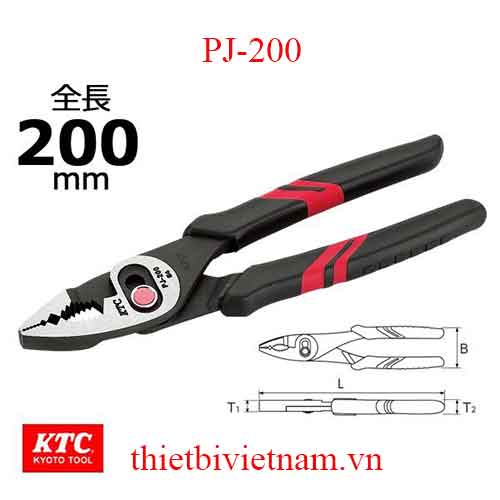 Kìm kết hợp KTC PJ-200