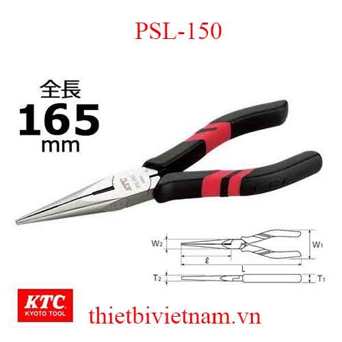 Kìm mỏ nhọn hãng KTC PSL-150