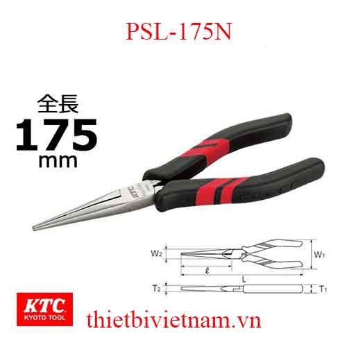 Kìm mỏ nhọn hãng KTC PSL-175N