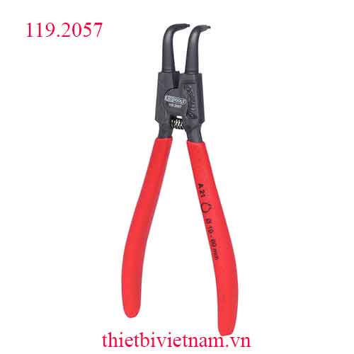 Kìm mở phe ngoài mũi cong 19 - 60mm model 119.2057 KS Tools