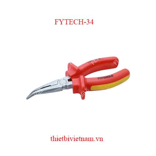 Kìm Mũi Cong Cách Điện 1000V hãng FY-TECH FYTECH-34