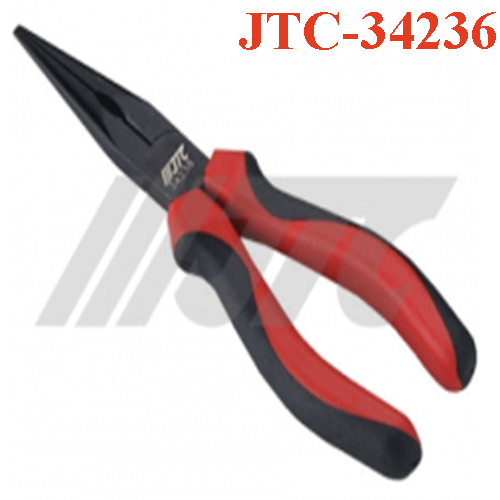 Kìm mũi nhọn cán cao su JTC-34236