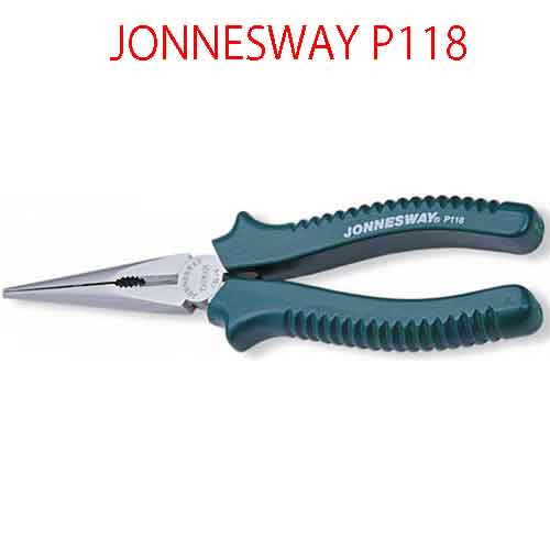 Kìm nhọn mũi dài 8 inch JONNESWAY P118