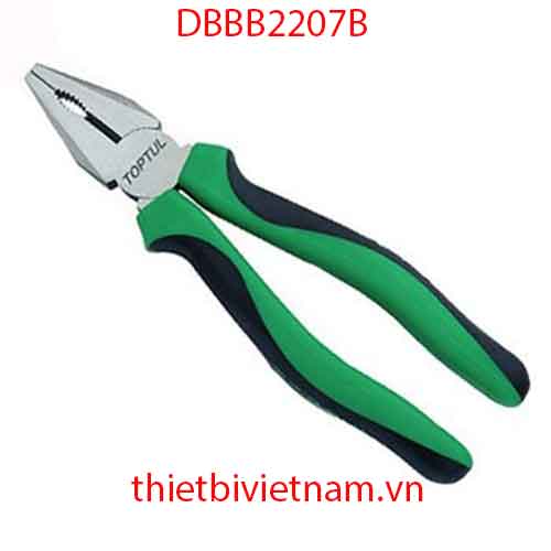  Kìm tổng hợp 7 inch cán xanh hãng TOPTUL DBBB2207B