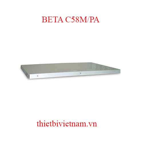 KNURLED ALUMINIUM WORKTOP C58M BETA MODEL C58M/PA