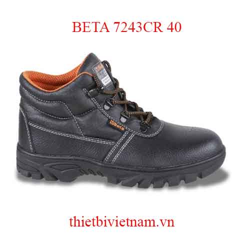 LEATHER ANKLE SHOE, WATERPROOF BETA MODEL 7243CR 40