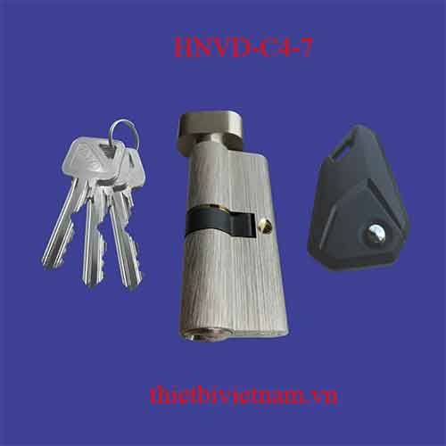 Lõi khóa 1 đầu chìa dài 70mm cho cửa dày 35-45mm chống trộm tốt HNVD-C4-7