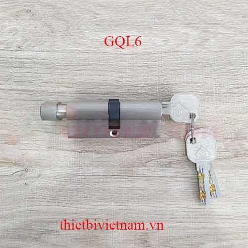 Lõi khóa 1 đầu chìa dài 80mm cho của dày 45-60mm model GQL6