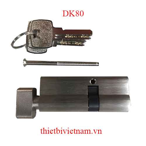 Lõi khóa 1 đầu chìa DK80 Bogo dài 80mm Xingfa