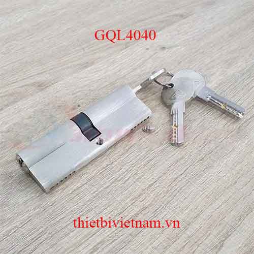 Lõi khóa 2 đầu chìa dài 80mm cho của dày 50 – 60mm GQL4040