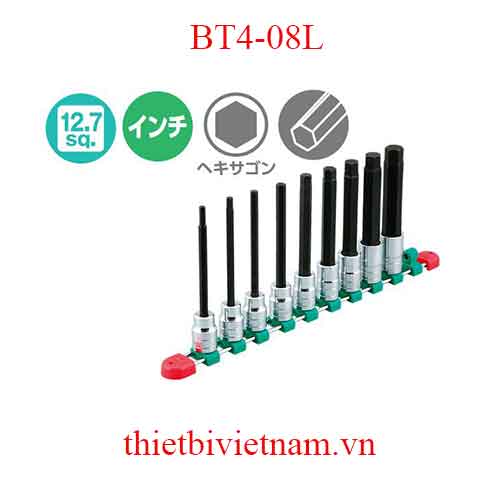 Lục giác chìm hệ mét dạng khẩu 1/2 inch dài 132mm hãng KTC BT4-08L