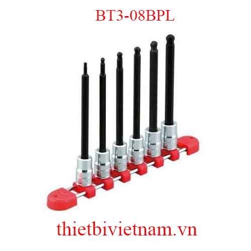 Lục giác chìm hệ mét dạng khẩu 3/8 inch dài 128mm hãng KTC BT3-08BPL