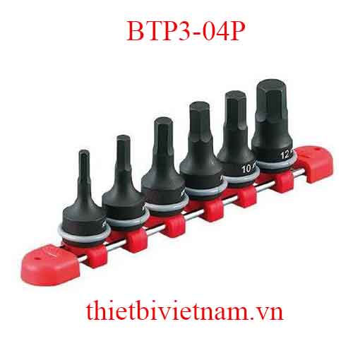 Lục giác chìm hệ mét dạng khẩu 3/8 inch dài 45mm hãng KTC BTP3-04P