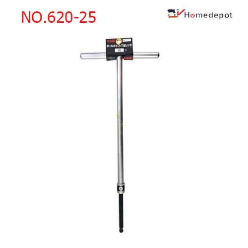 Lục giác chữ T đầu bi nhật bản 5mmx240mm NO.620-50 Wise