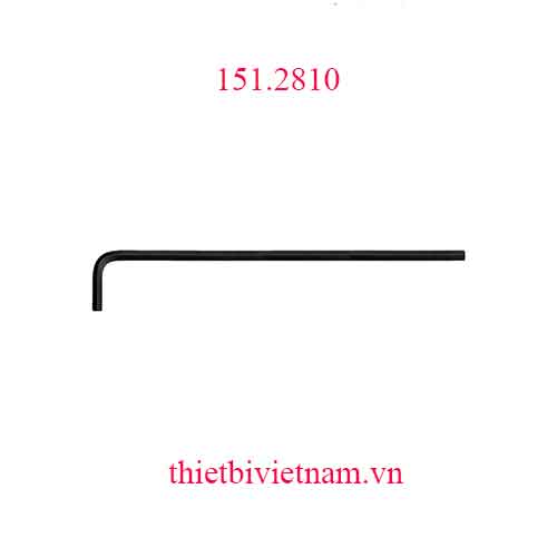 Lục giác đầu bằng loại dài bề mặt phủ phốt phat 10mm model 151.2810 KS Tools