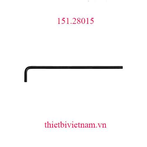 Lục giác đầu bằng loại dài bề mặt phủ phốt phat 1,5mm model 151.28015 KS Tools