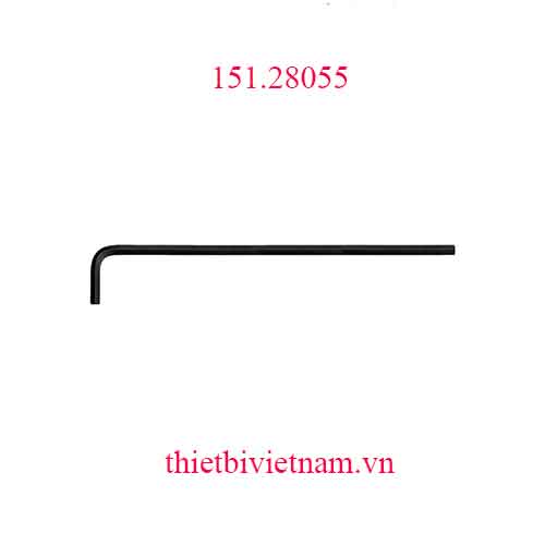 Lục giác đầu bằng loại dài bề mặt phủ phốt phat 5.5mm model 151.28055 KS Tools