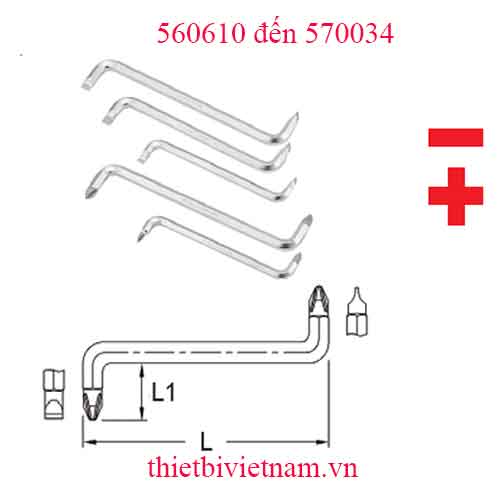 LỤC GIÁC ĐẦU VÍT 2 CẠNH 4 CẠNH HÃNG GENIUS MODEL 560610 đến 570034