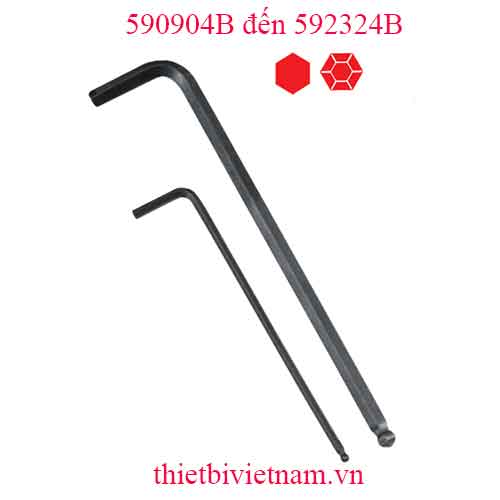  LỤC GIÁC LOẠI DÀI MỘT ĐẦU BI HỆ INCH HÃNG GENIUS MODEL 590904B đến 592324B