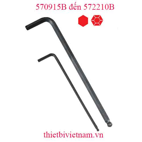 LỤC GIÁC LOẠI DÀI MỘT ĐẦU BI HỆ MÉT HÃNG GENIUS MODEL 570915B đến 572210B