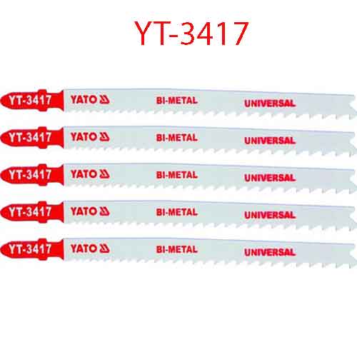 Lưỡi cưa gỗ phay đĩa lưỡng kim 10~5TPI2,4~5mm-5 cái YATO YT-3417