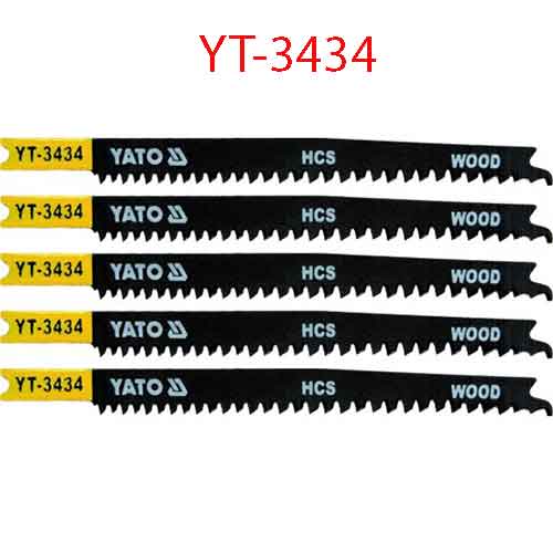 Lưỡi cưa lọng cắt gỗ, 12~8TPI / 2~3mm-5PCS YATO YT-3434