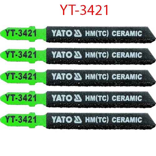 Lưỡi cưa lọng cắt gốm, N/A TPI (GRIT 30)-5PCS YATO YT-3421