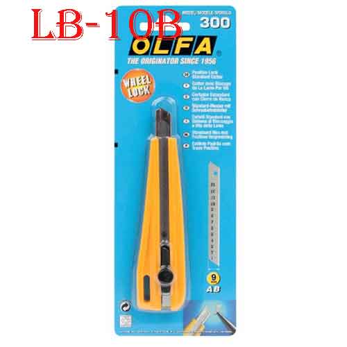 Lưỡi dao cắt màu bạc 18mm Olfa LB-10B 