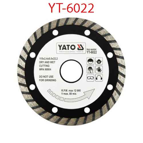 Lưỡi xẻ đá 115mm YATO YT-6022