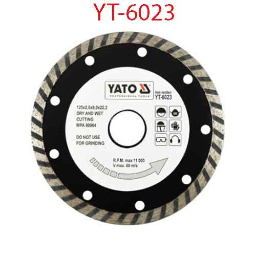 Lưỡi xẻ đá 125mm YATO YT-6023