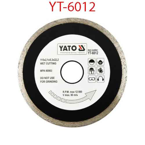Lưỡi xẻ đá EN 115mm YATO YT-6012
