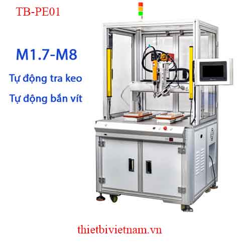 Máy bắn vít kết hợp tra keo tự động CNC TB-PE01