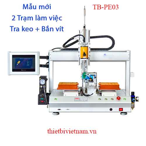 Máy bắn vít, tra keo tự động CNC TB-PE03