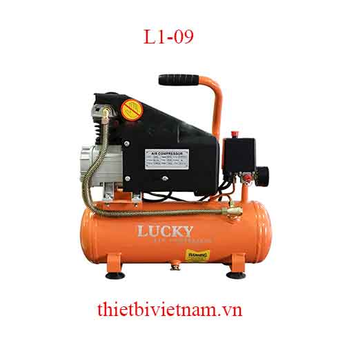 Máy bơm hơi mini có dầu Lucky 1HP, 9L  L1-09