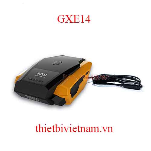 Máy bơm lốp ô tô đồng hồ điện tử, tự ngắt và cài đặt cân hơi (Dùng điện 12V) GXE14 