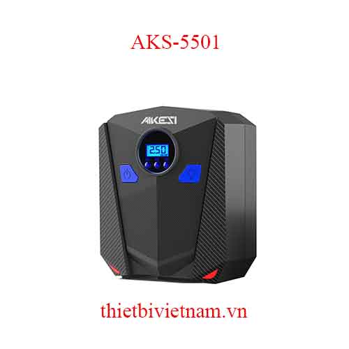 Máy bơm lốp xe Akesi AKS-5501 đồng hồ điện tử, cài thông số áp suất, tự ngắt (Điện 12V)
