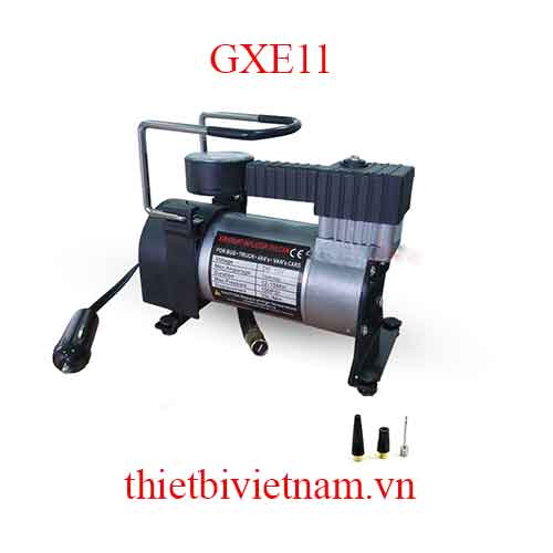 Máy bơm lốp xe hơi 1 xi-lanh chất lượng cao (Dùng điện 12V) GXE11