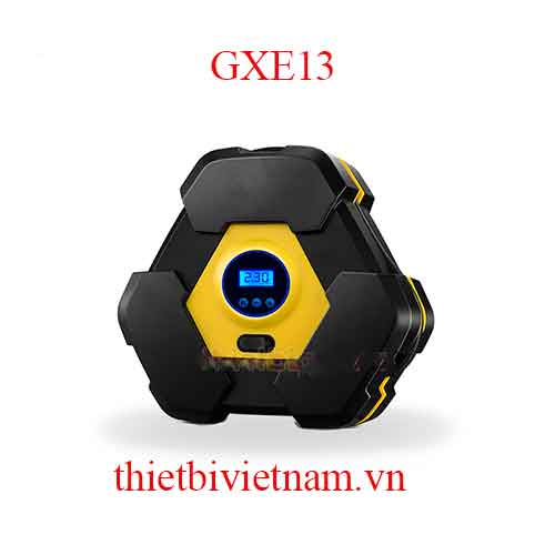 Máy bơm lốp xe hơi điện tử, tự ngắt, cài đặt thông số (Dùng điện 12V) GXE13