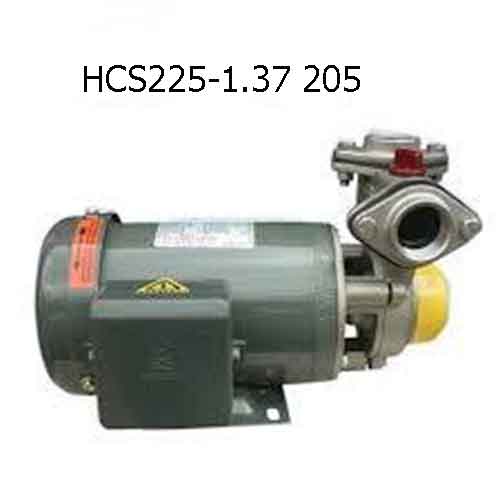 Máy bơm nước bánh răng gõ ngang đầu inox HCS225-1.37 205