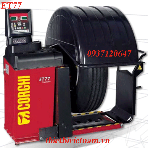 Máy cân bằng động bánh xe tải corghi ET77