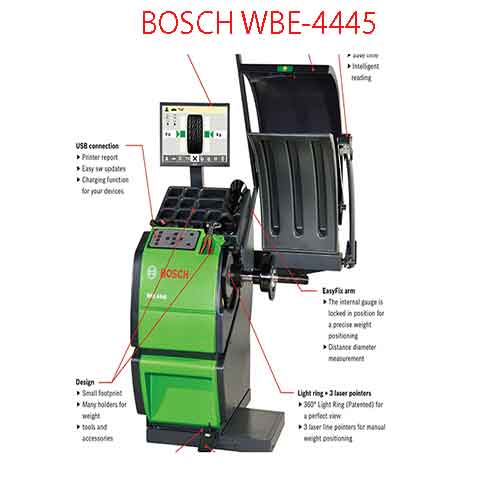 Máy cân bằng lốp xe ô tô BOSCH WBE-4445