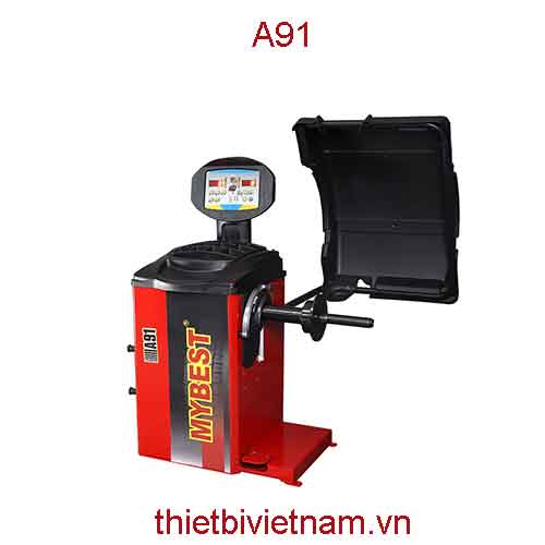 Máy cân bằng lốp xe ô tô hãng MYBEST A91