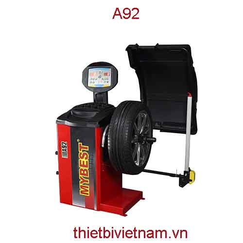 Máy cân bằng lốp xe ô tô hãng MYBEST A92