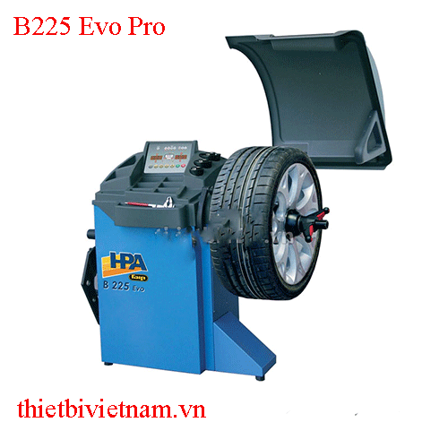 Máy Cân Bằng Lốp Xe Ô Tô HPA B225 Evo Pro Kẹp Tay Phanh Tự Động Italy