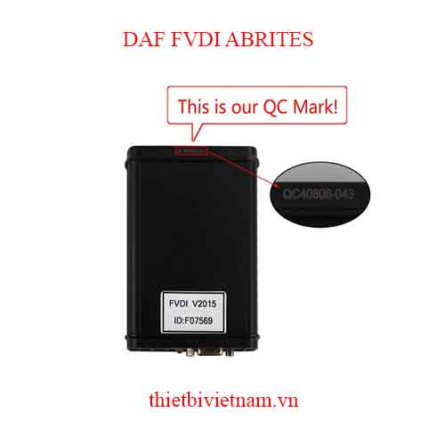 Máy chẩn đoán DAF FVDI ABRITES 2016 (đặc biệt cho xe tải)