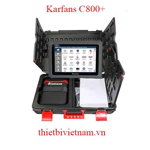 Máy Chẩn Đoán Xe Tải Nặng – Máy Công Trình Karfans C800+