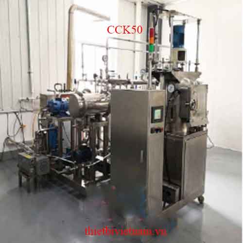 Máy chiên chân không công nghiệp 50kg/mẻ cho mít, chuối, khoai lang, hạt sen CCK50