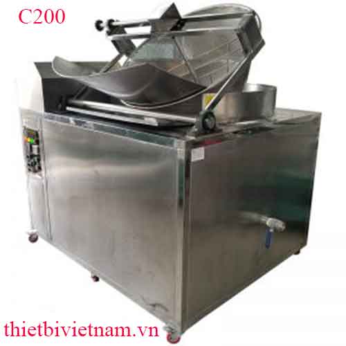 Máy chiên tự động 200L đa chức năng kết hợp cánh khuấy model C200